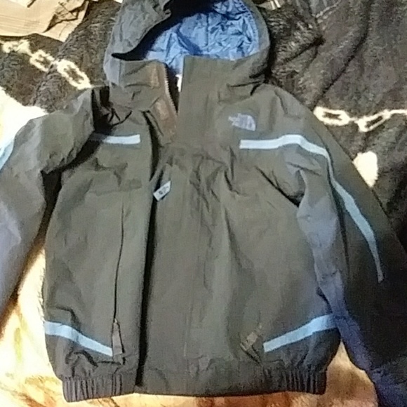 Small boys north face jacket blue 4t/4b - Picture 1 of 4